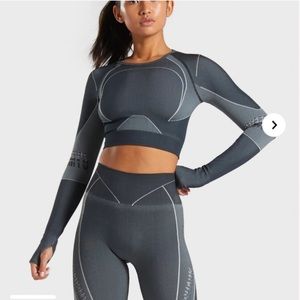 Gymshark long sleeve crop top